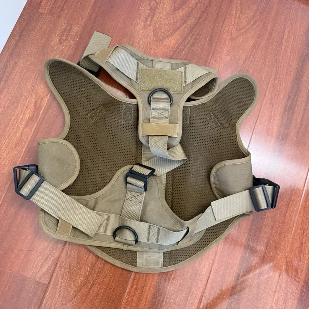 Tactical Dog Vest US Working Dog Military Harness No Pull XL